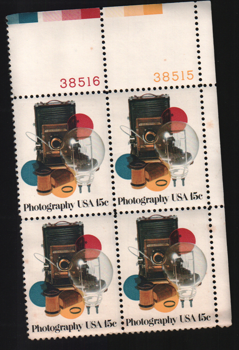 1978 15c Photography Block of Four Scott #1758 ST263
