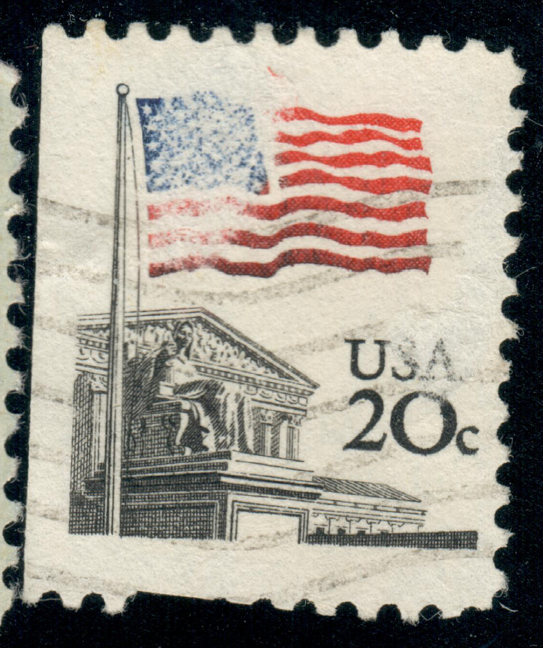 USA – 1981 – Flag over Supreme Court – 20¢ – #3689