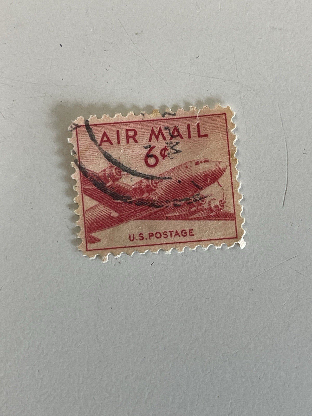 USA Postage Air Mail 6 Cents Stamp –