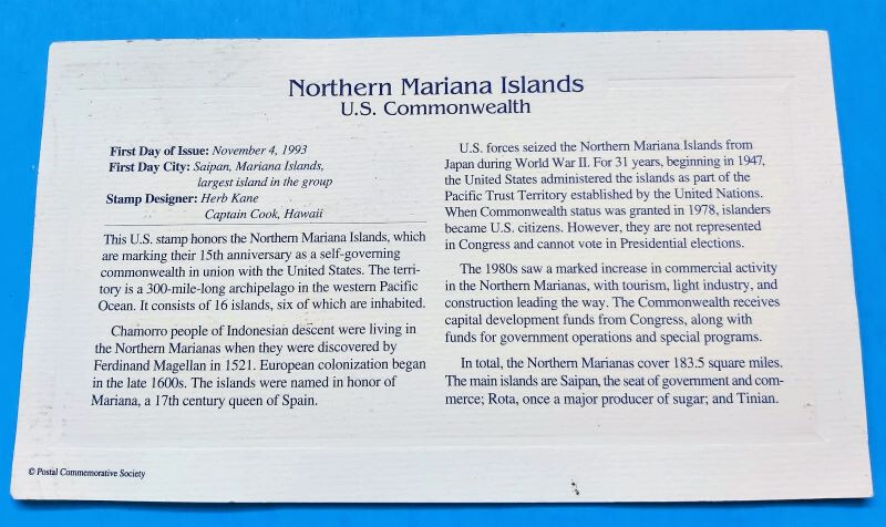 2 US Commonwealth 1st DAY ISSUE 29 & 33 CENT STAMP GOLD Northern Mariana Islands