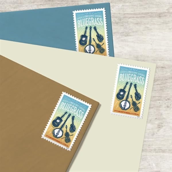 Bluegrass 2024 USPS First-Class Mail Forever Postage Stamps – 1 Sheet of 20