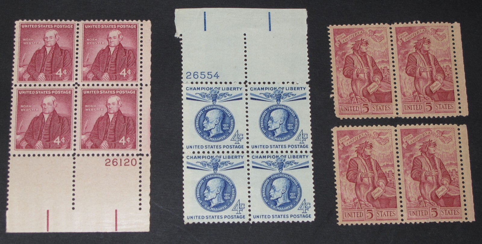 Bundle of 3 US 4 and 5 Cent US Postage Stamps #1121 #1147 #1268