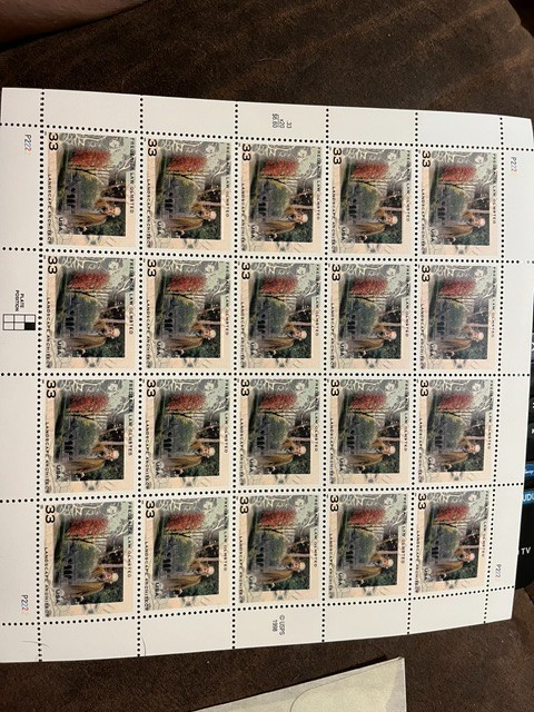 3338 Frederick Law Olmsted. Landscape Architect. 33c pane of 20. 1998. MNH.