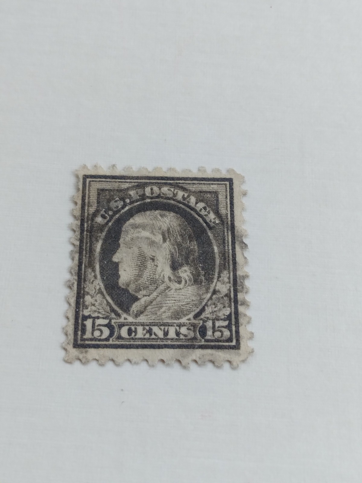 15 cent Dark grey benjamim stamp