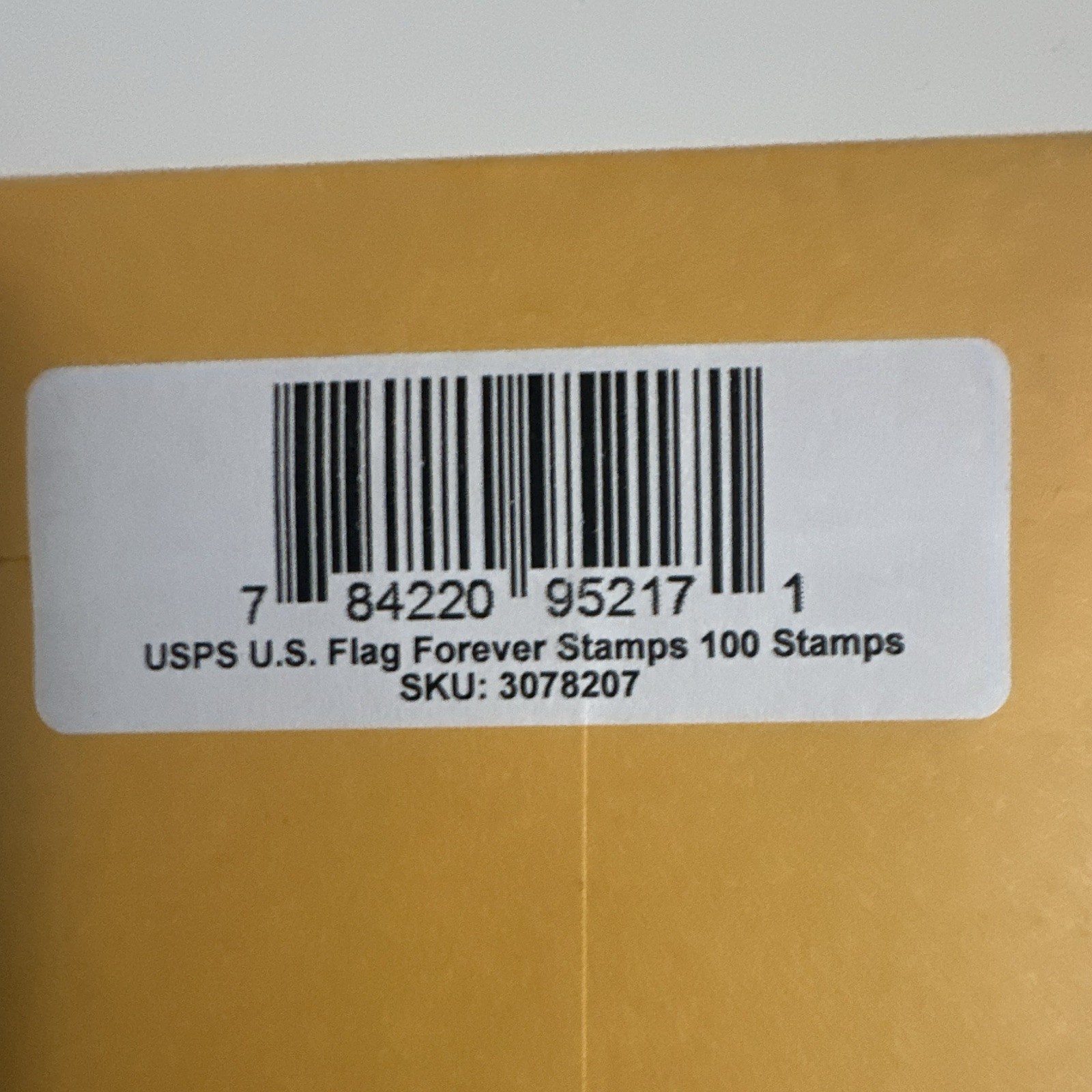 USPS U.S. Flag Forever Stamps Booklet 100 Mint Never Hinged MNH