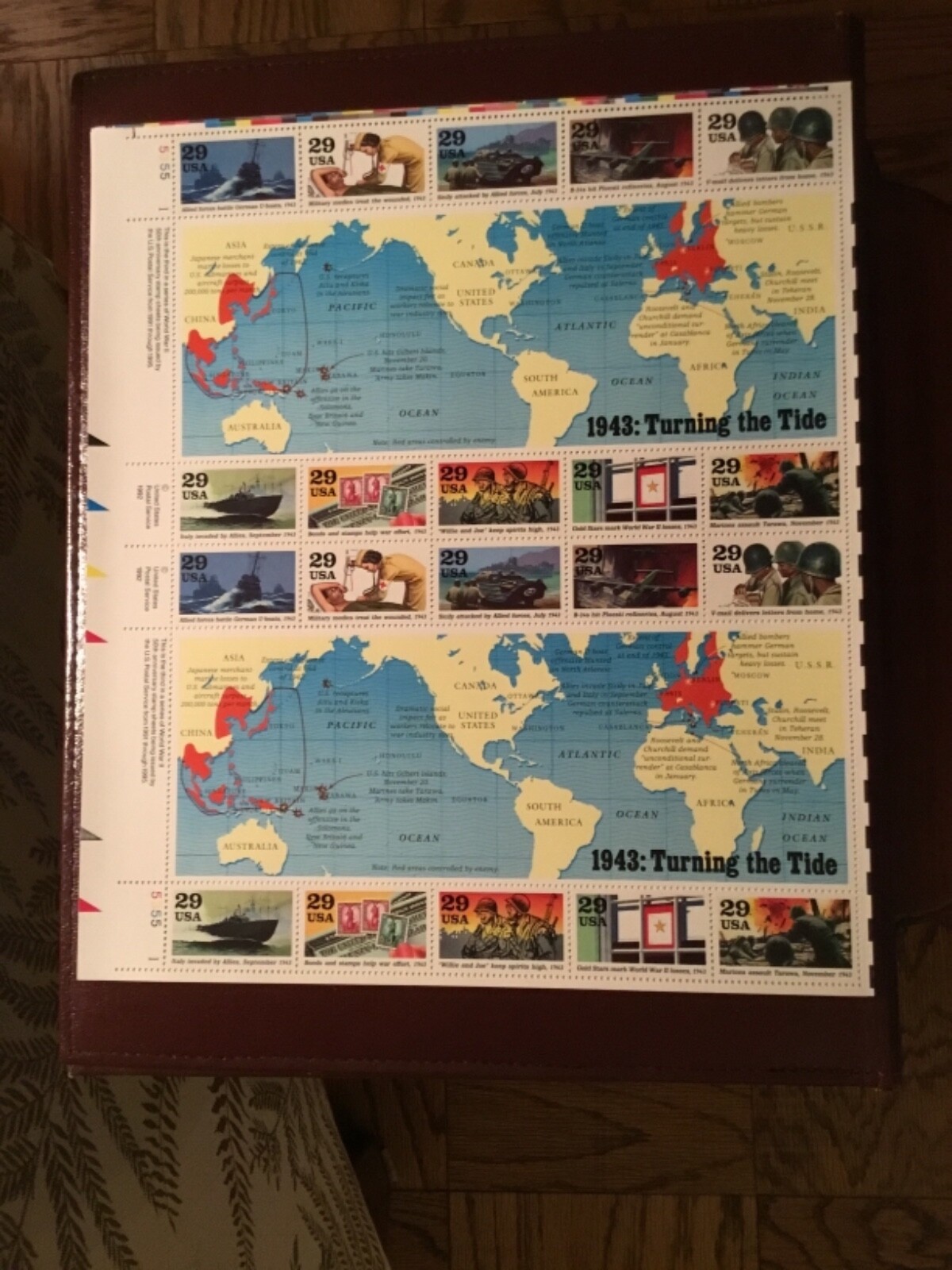 Military- WWII Stamps 1943 Turning the Tide.  MNH Excellent 