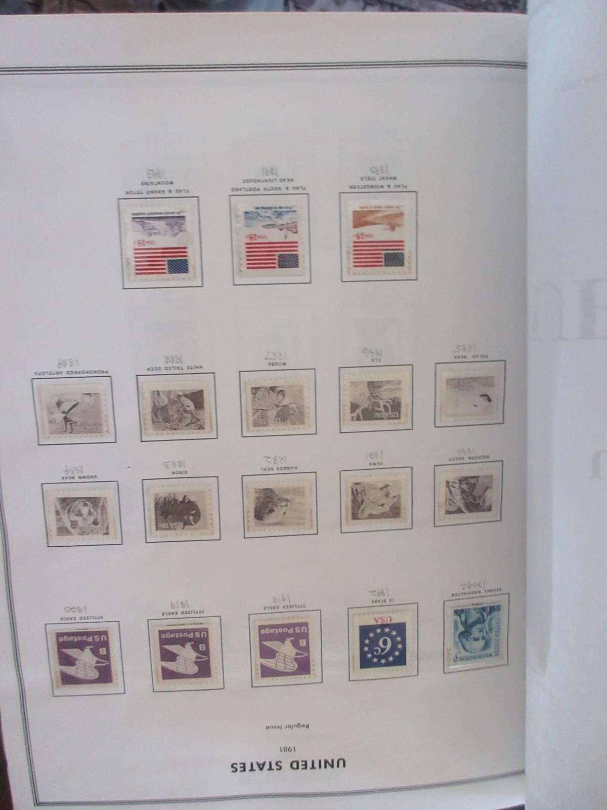 Collection of U S 1981-2001 With Face Value of $727.00 Under 64 %