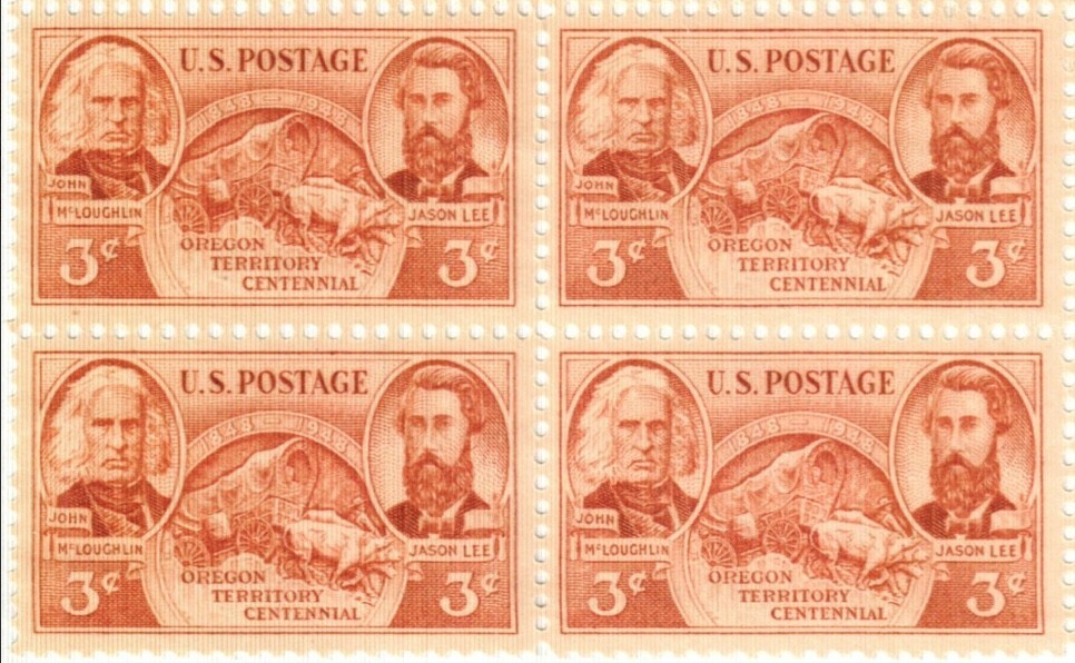 United States 3¢ Oregon Territory Centennial Postage Stamp #964 x 100 Singles