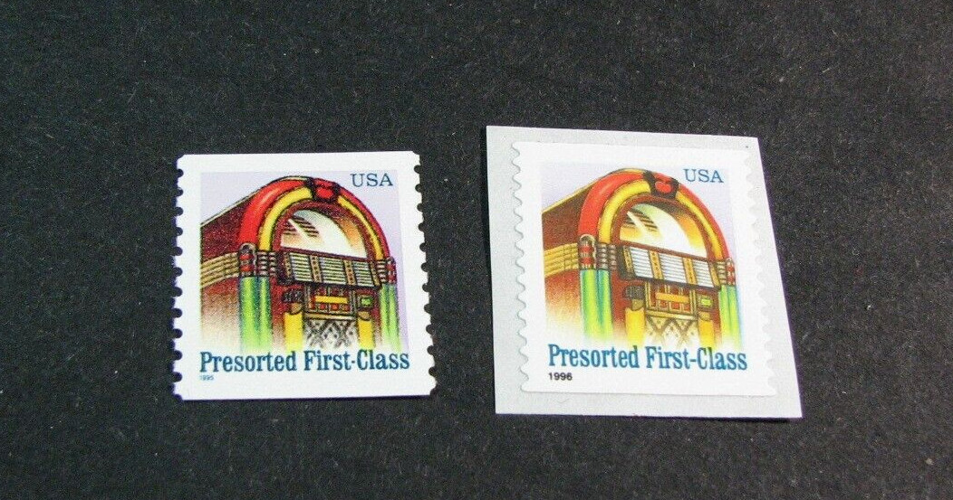US Stamp Scott# 2911, 2912A Juke Box 1996 MNH Stock Picture H260