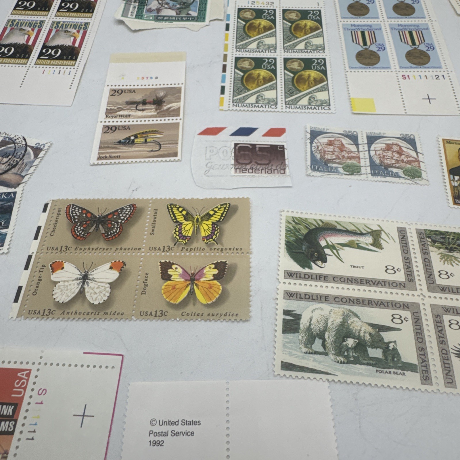 Mixed Lot of US & International Stamps & Sheets – Collection Mix Used & Unused