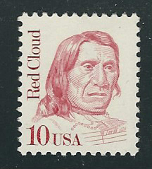 Scott # 2175…10 Cent…Red Cloud…. 10 Stamps
