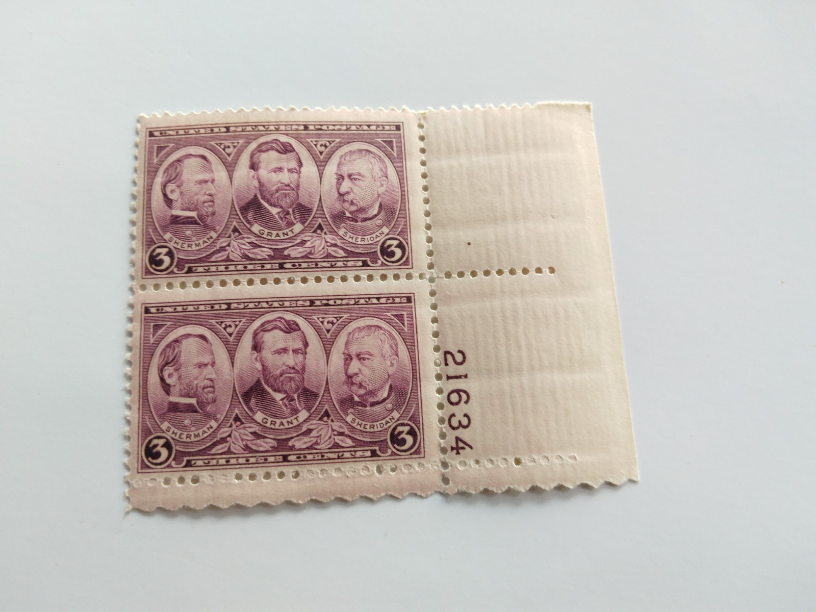 Rare Mint Sherman grant stamp collectors item