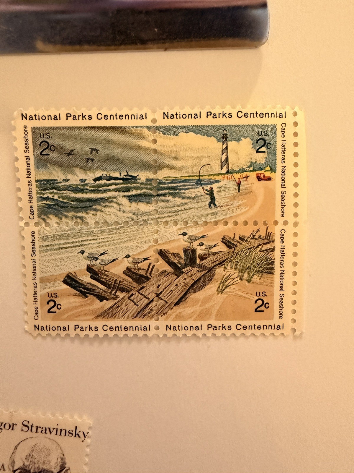 US 2 Cent National Parks Centennial. Block of 4. MNH