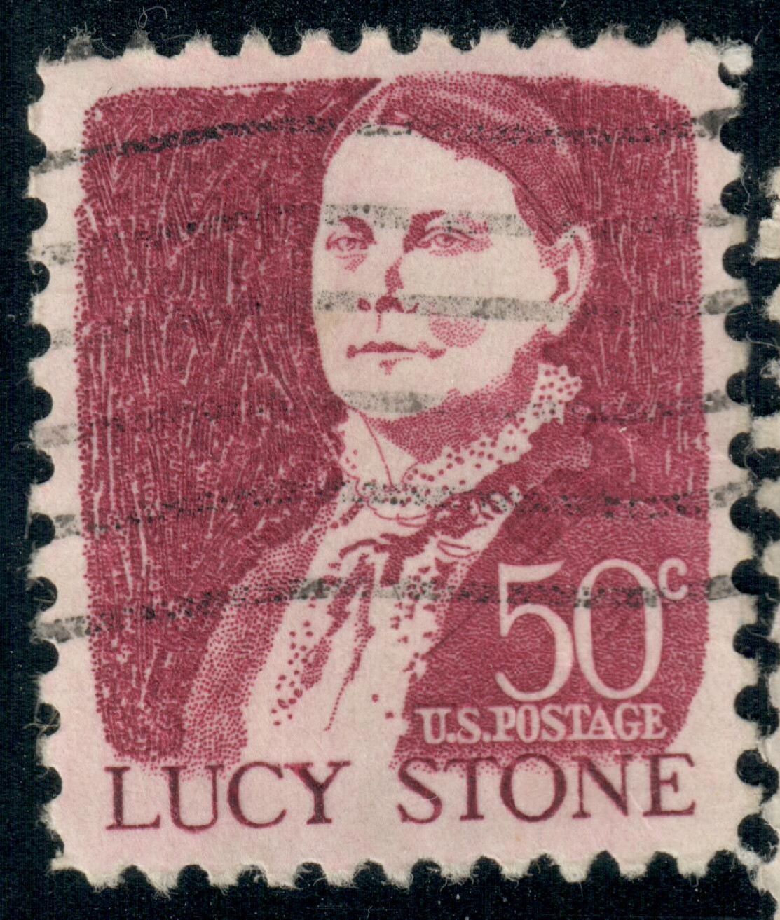 USA – 1968 – Prominent Americans – Lucy Stone – 50¢ – #3858