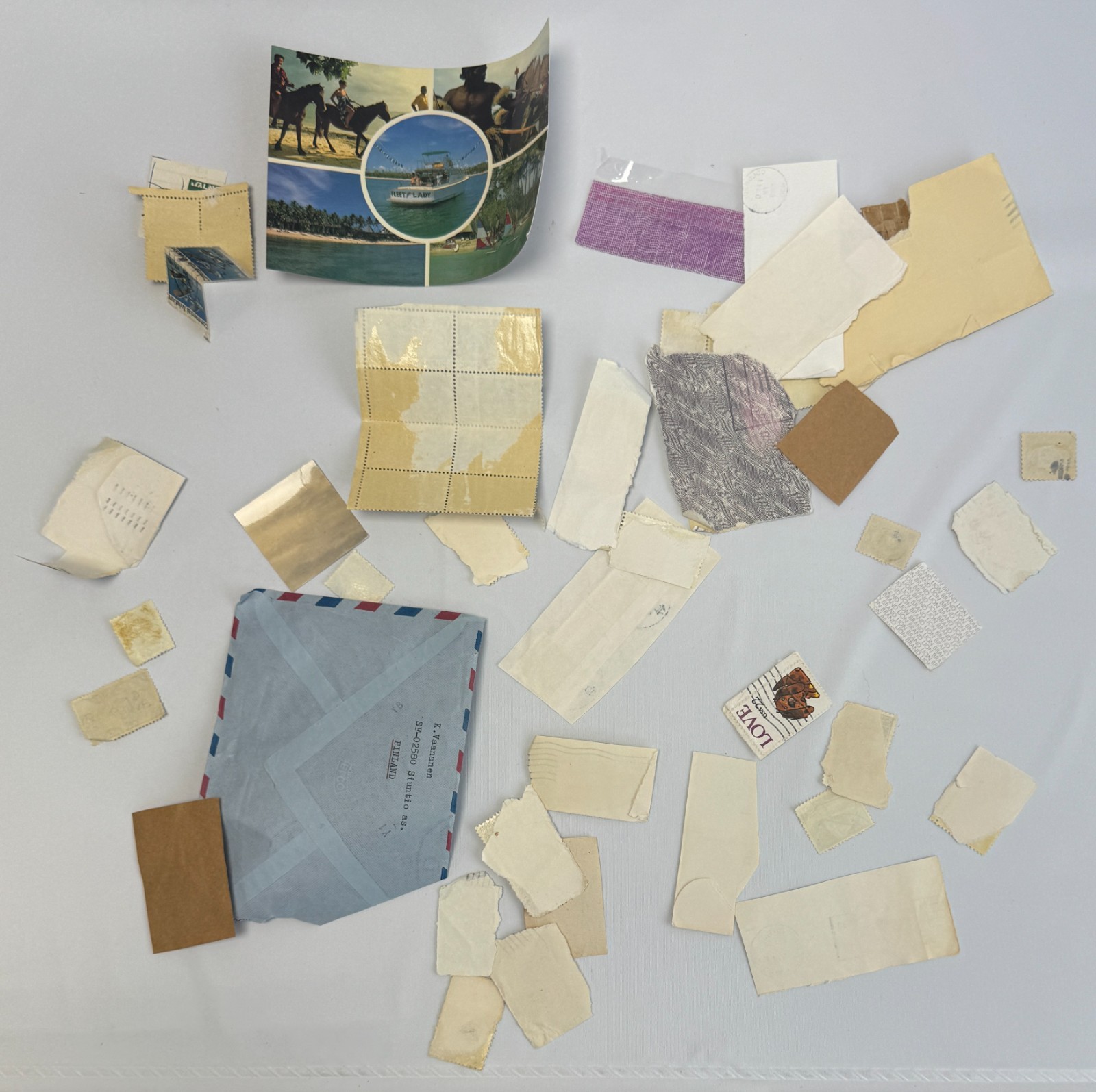 Vintage Worldwide Stamp Collection Lot USA and International Commemoratives
