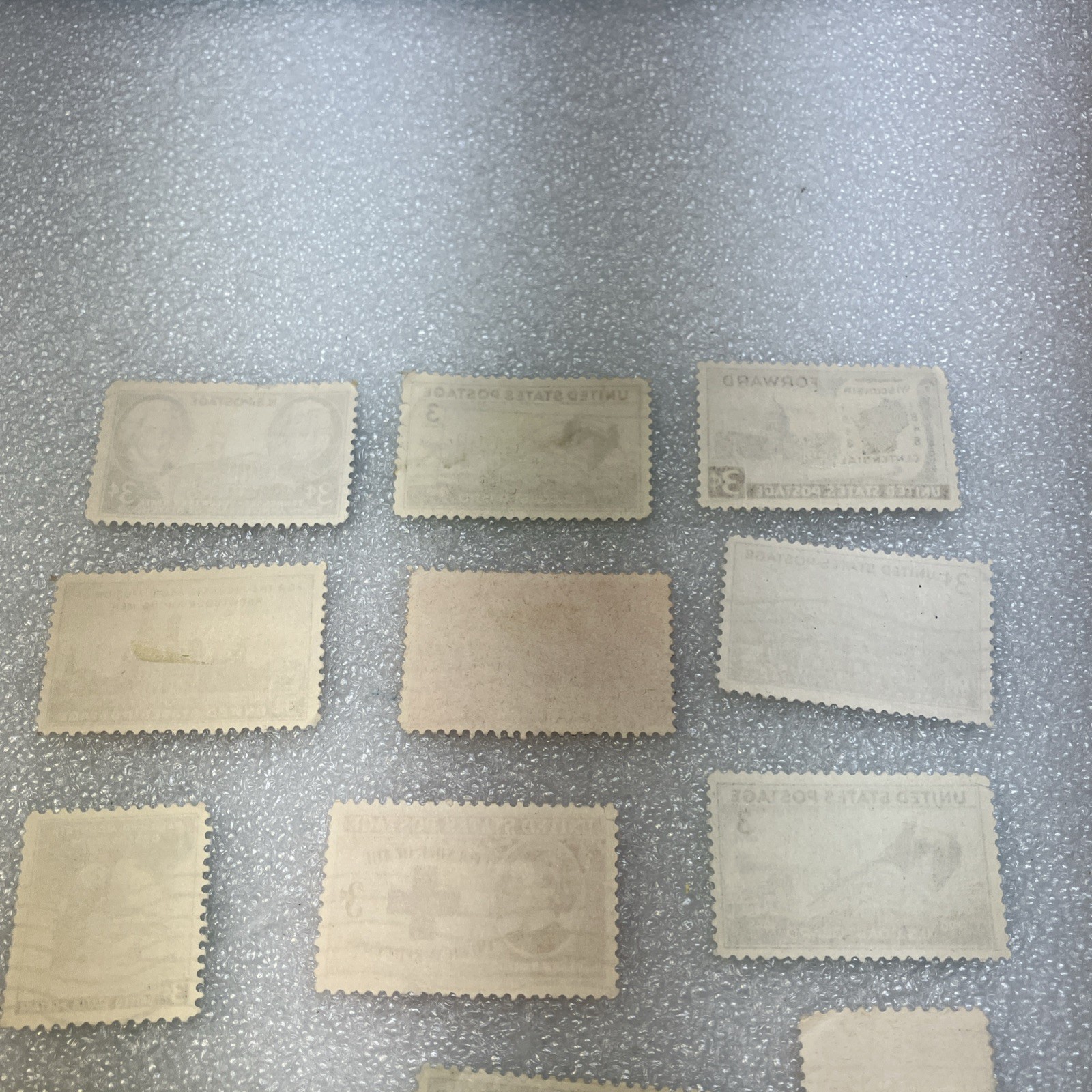 15 USED/Cancelled Commemorative 3c 1941-1955 US Stamps. Varied Lot. $1 Ships.
