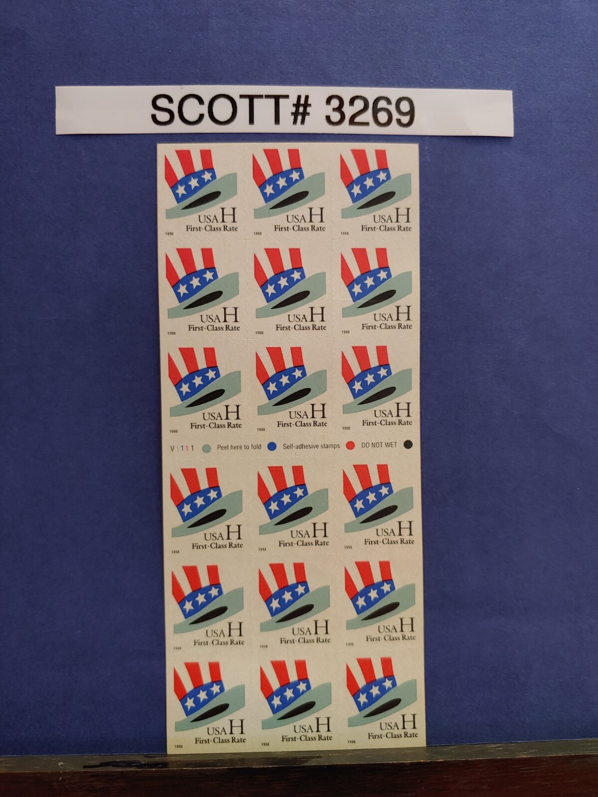 Scott # 3269A Uncle Sam’s Hat – USPS Postage Stamps