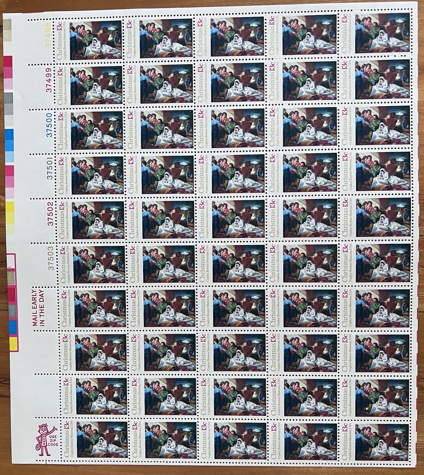 Scott 1701 – Christmas Nativity – Mint sheet of 50 stamps – Free shipping
