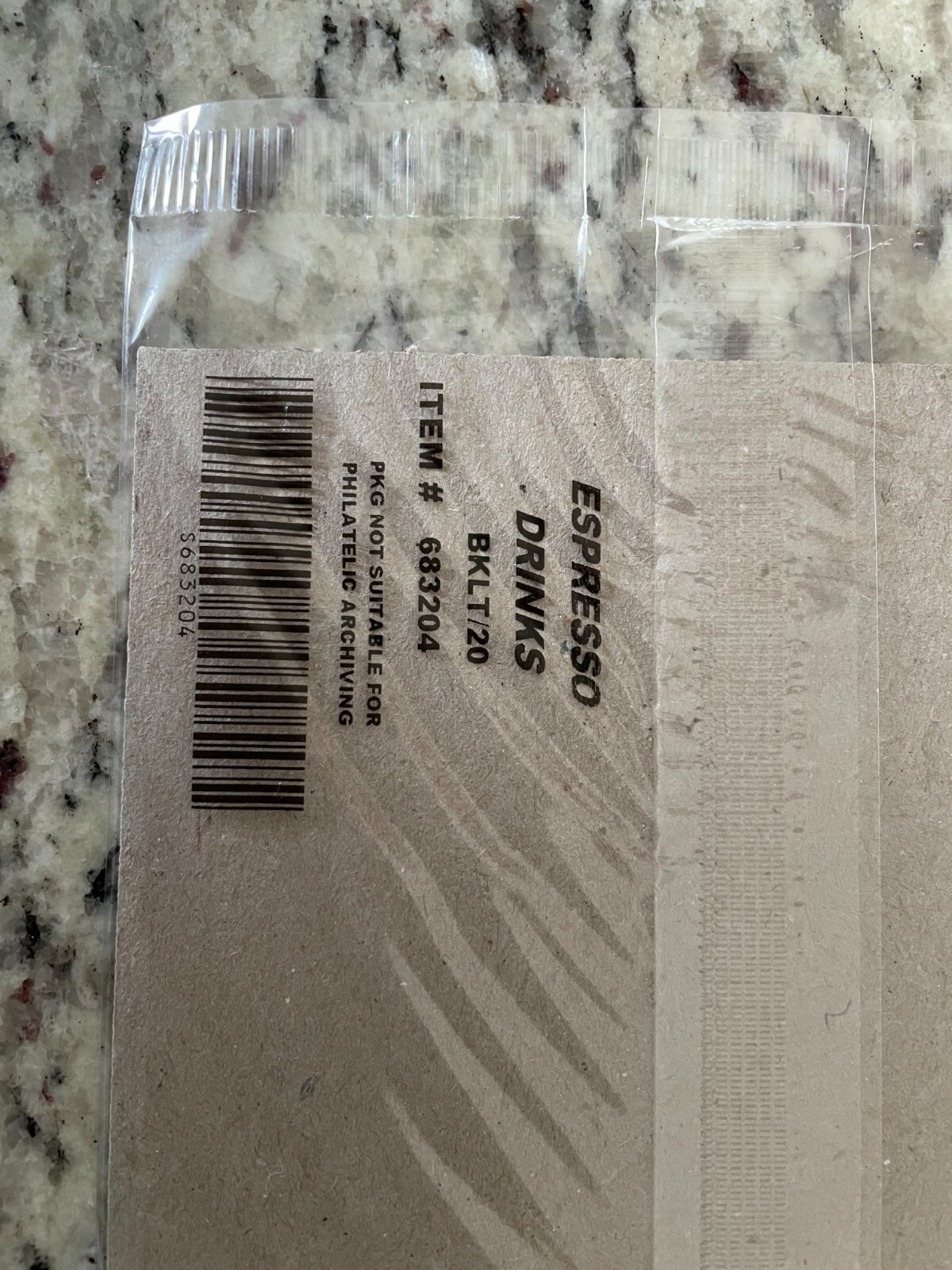 Sealed Espresso Drinks Coffee Booklet of 20 5569-5572