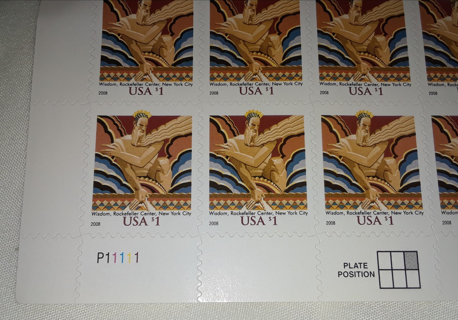 Mini Sheet of Four US Priority Stamp of $9.65 FLORIDA EVERGLADES Ecosystem 5751