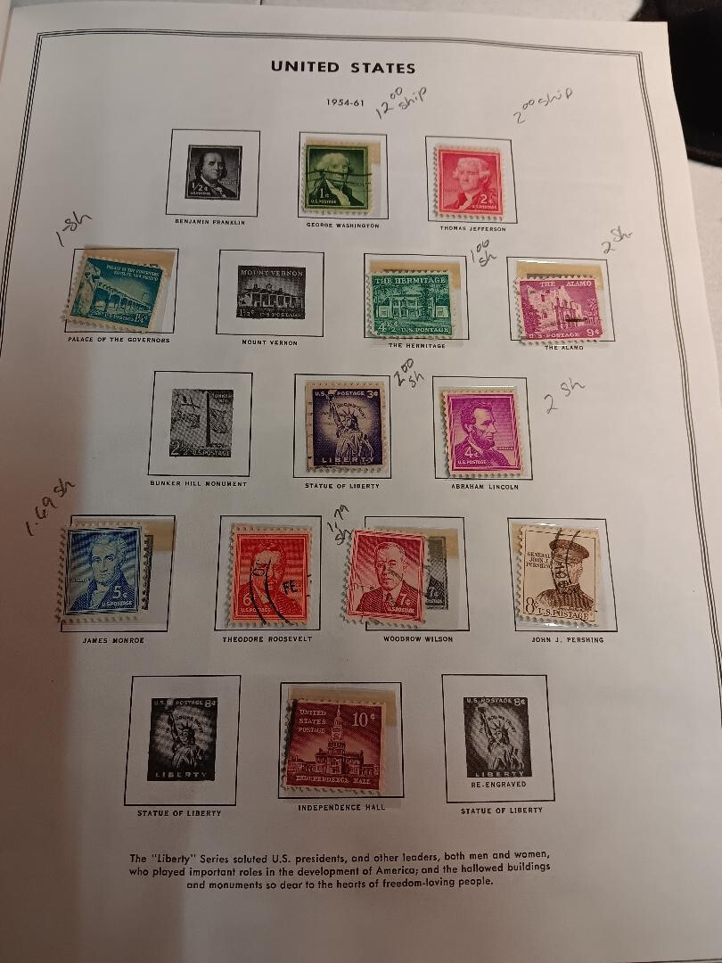 COLLECTORS BOOK OF Postage Stamps NOT 100% FULL VARIOUS OF ALL KIND 1947 AND UP