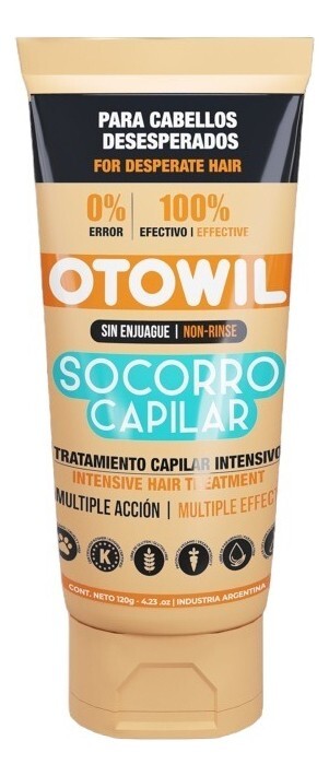 Crema Para Peinar Socorro Capilar Sin Enjuague X120g x 3 unidades