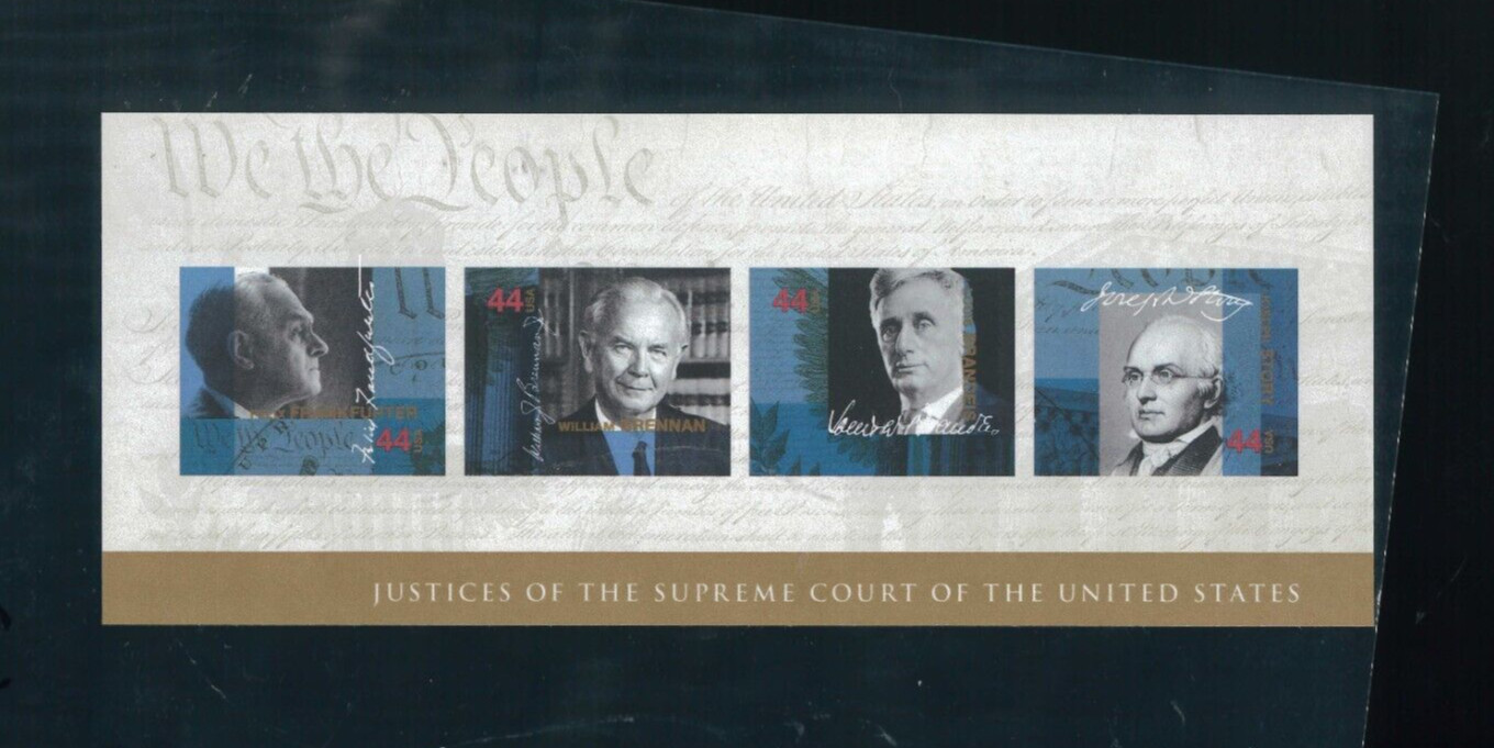 United States 44¢ Supreme Court Justices Postage Stamp #4422 MNH Sheet