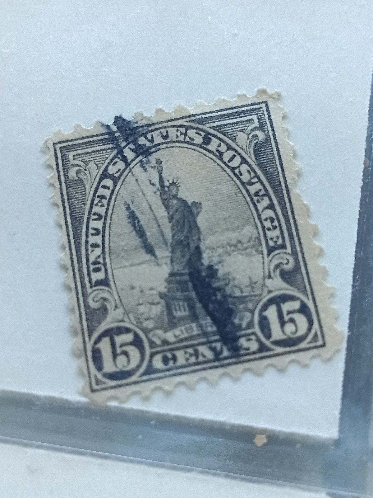 Rare Liberty 15 cent stamp stamp