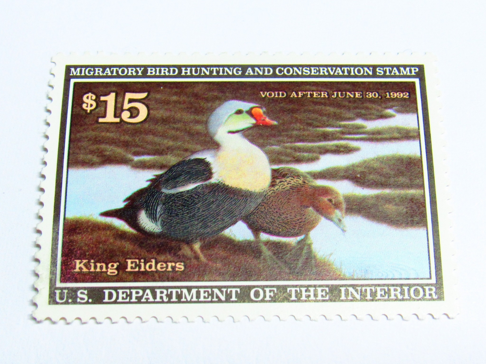 PSE Certified Stamp! 1991 U.S. DEPARTMENT OF INTERIOR $15 Stamps STP-113-IB