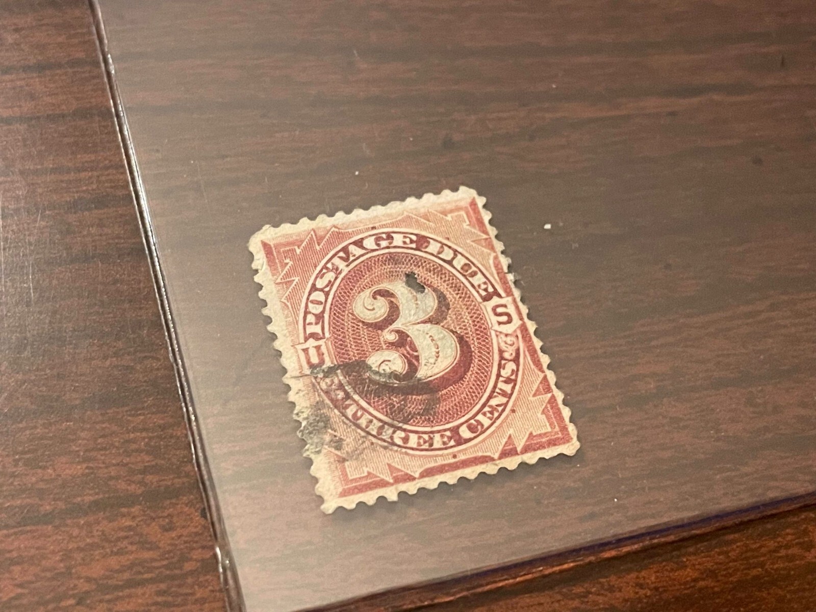 1884 US Postage Due Stamps #J13 E (ASIS)