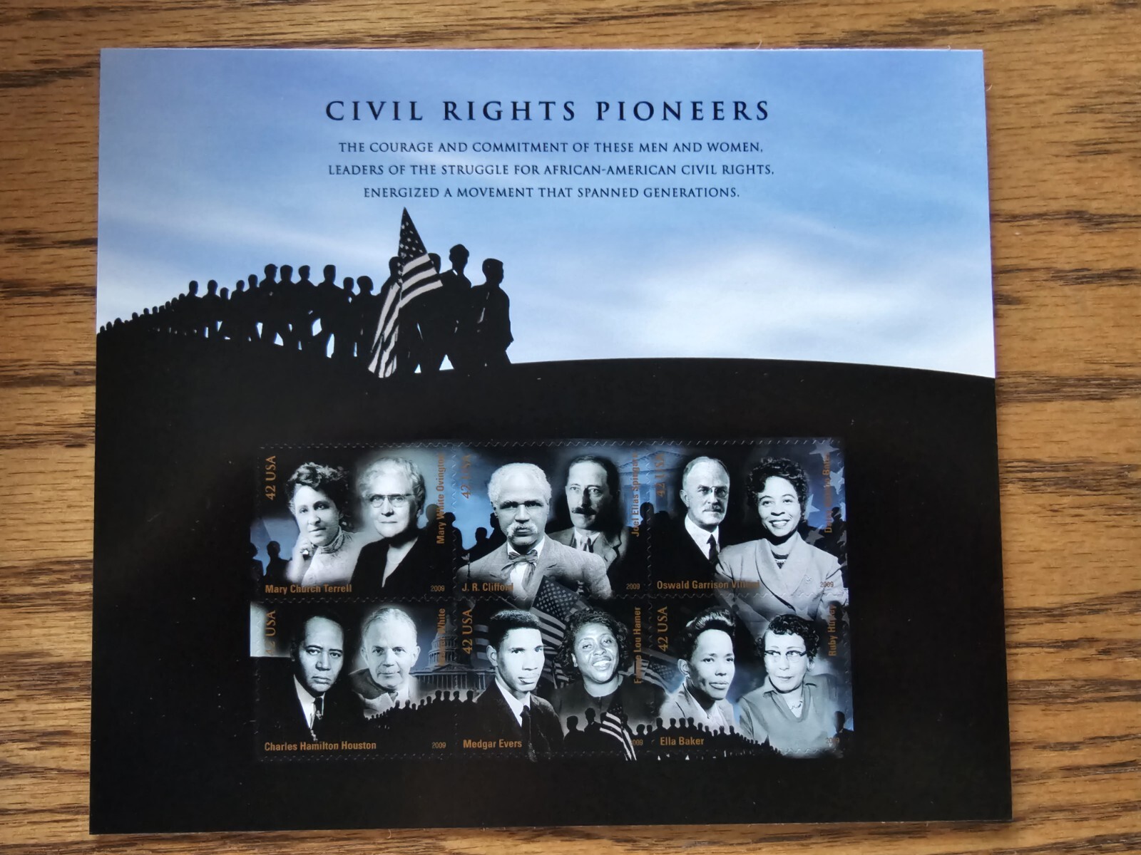 U.S. Scott #4384 Civil Right Pioneers 42 Cent MNH Pane Of 6 Stamps