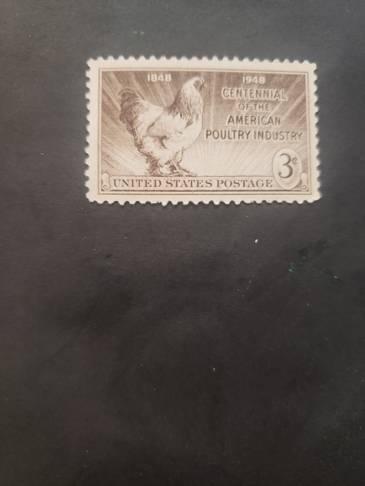 Vintage Stamps USA 3 Cent Stamps USA 14 Total From 1948 Centennial New Used