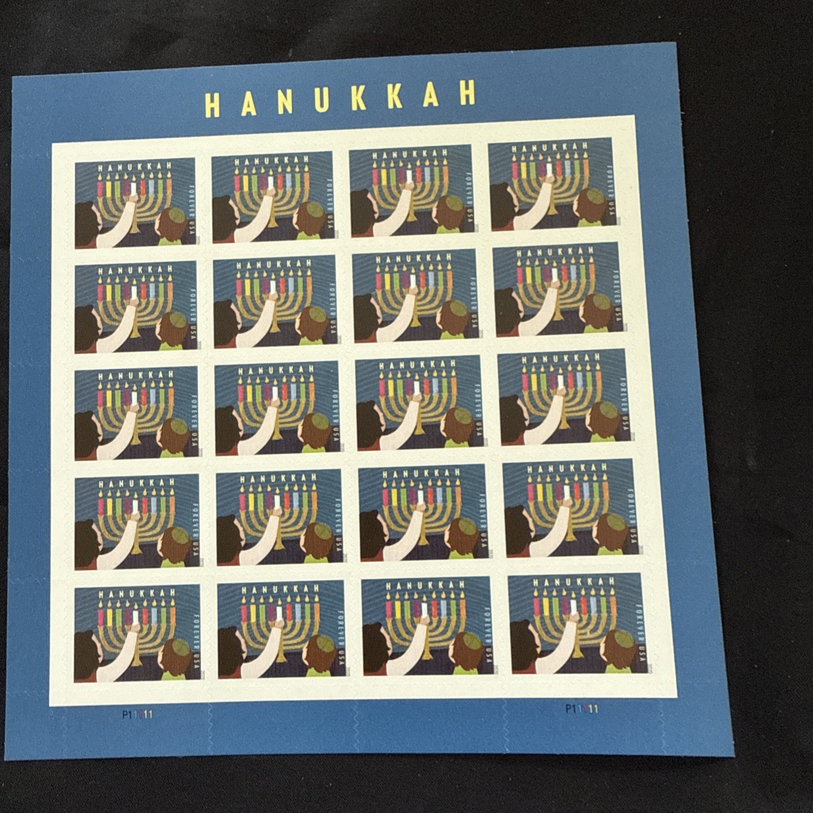 2020USA #5530 Forever – Hanukkah – Sheet of 20 postage christmas MNH