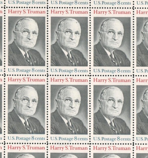 United States 8¢ President Harry S Truman Postage Stamp #1499 Pack of 100