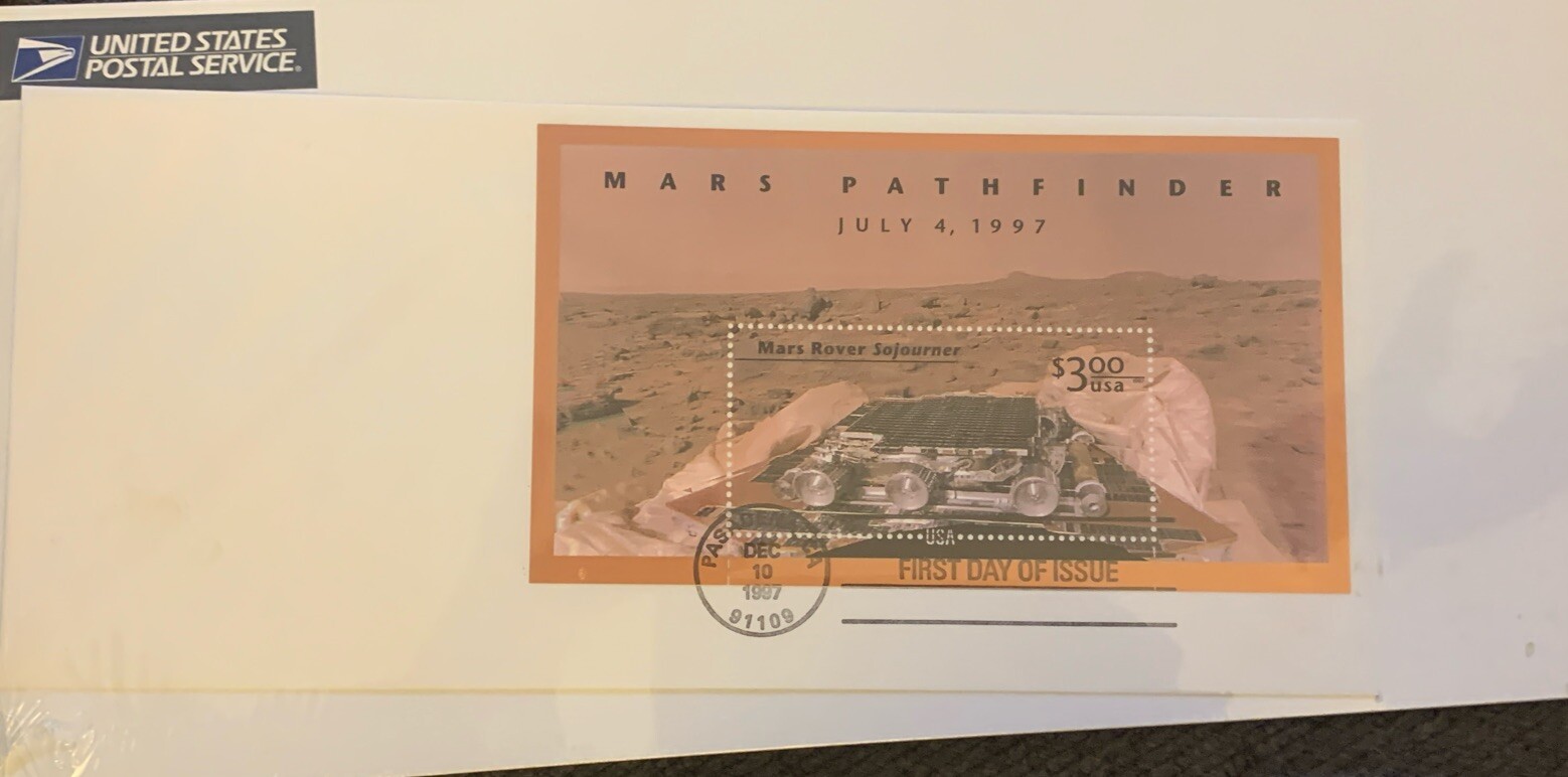 US SCOTT 3178 MARS PATHFINDER SOUVENIR SHEET 1997