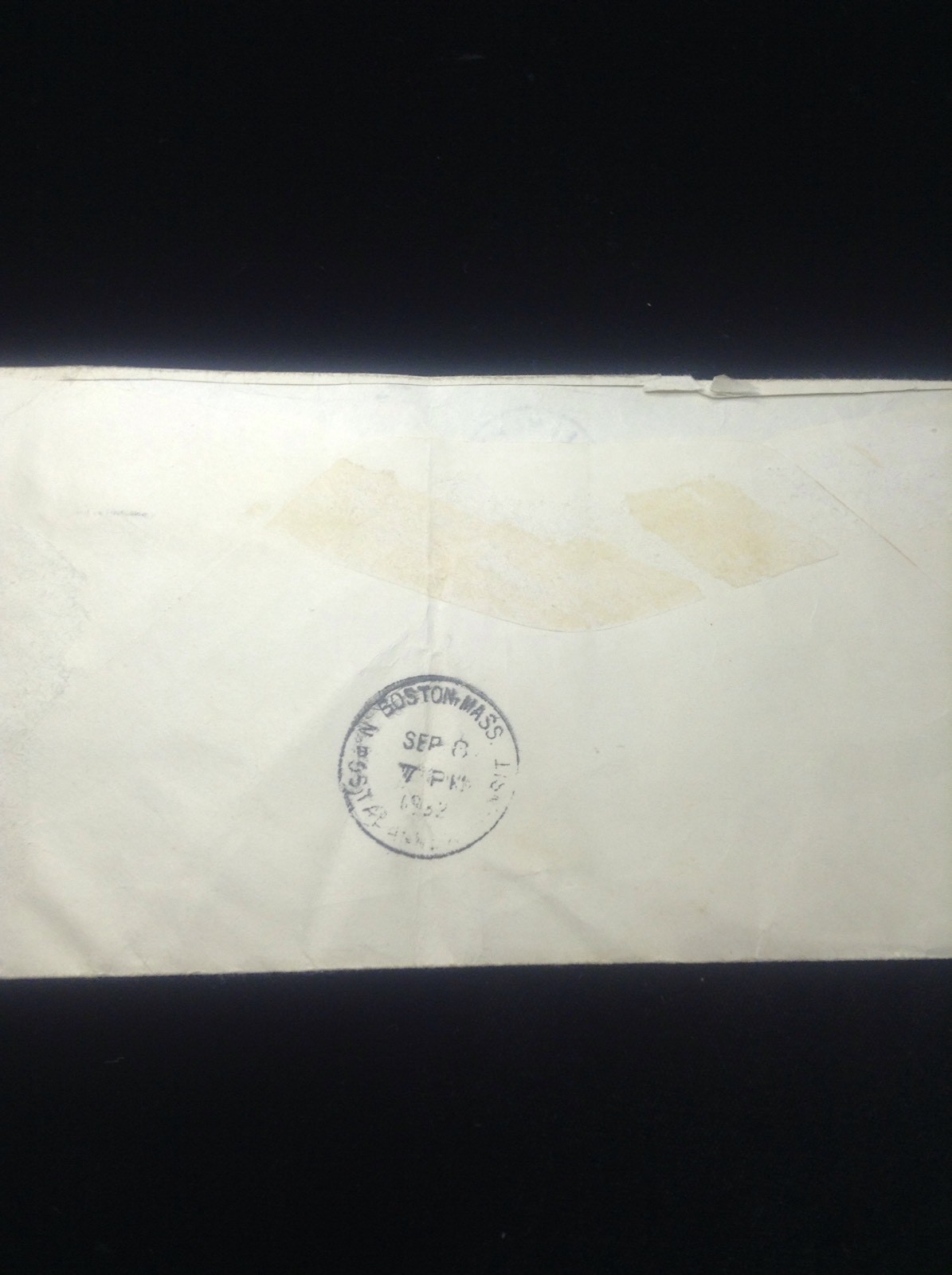 VINTAGE STAMPED ENVELOPE SPECIAL DELIVERY 1932 BELMONT MINOT MASSACHUSETTS