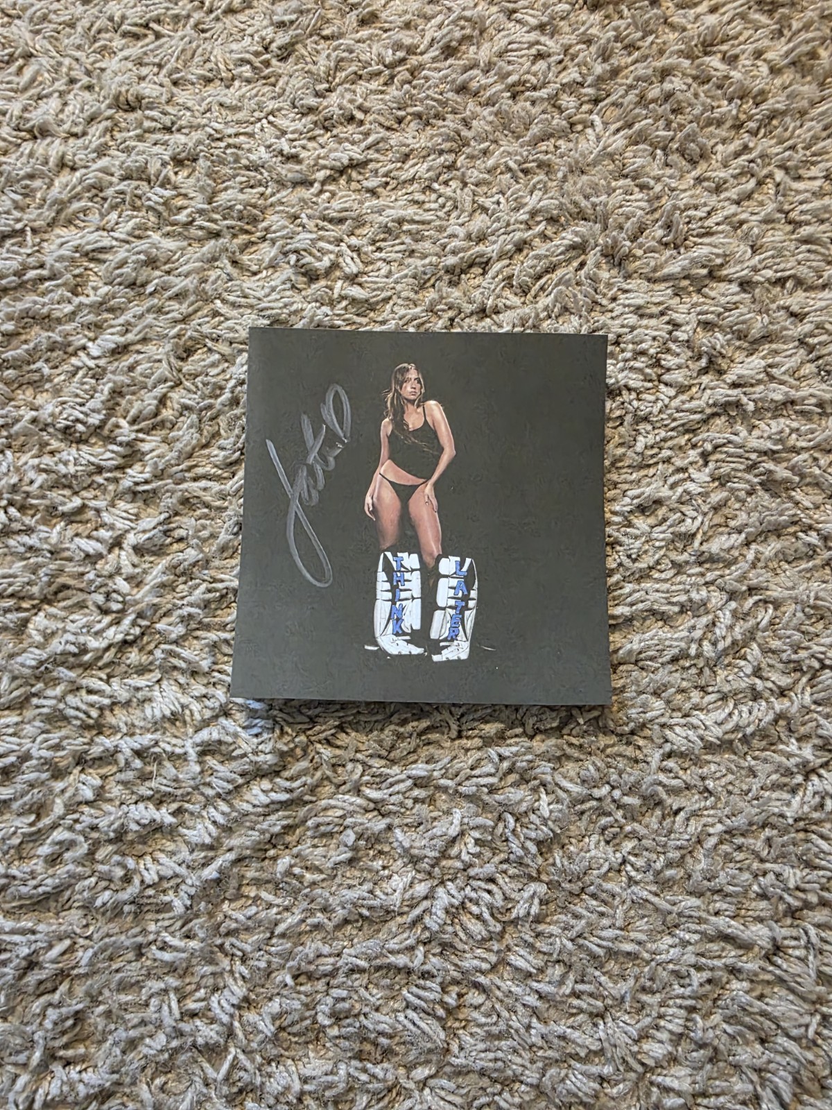 Tate McRae Signed Think Later Insert CD REPRINT