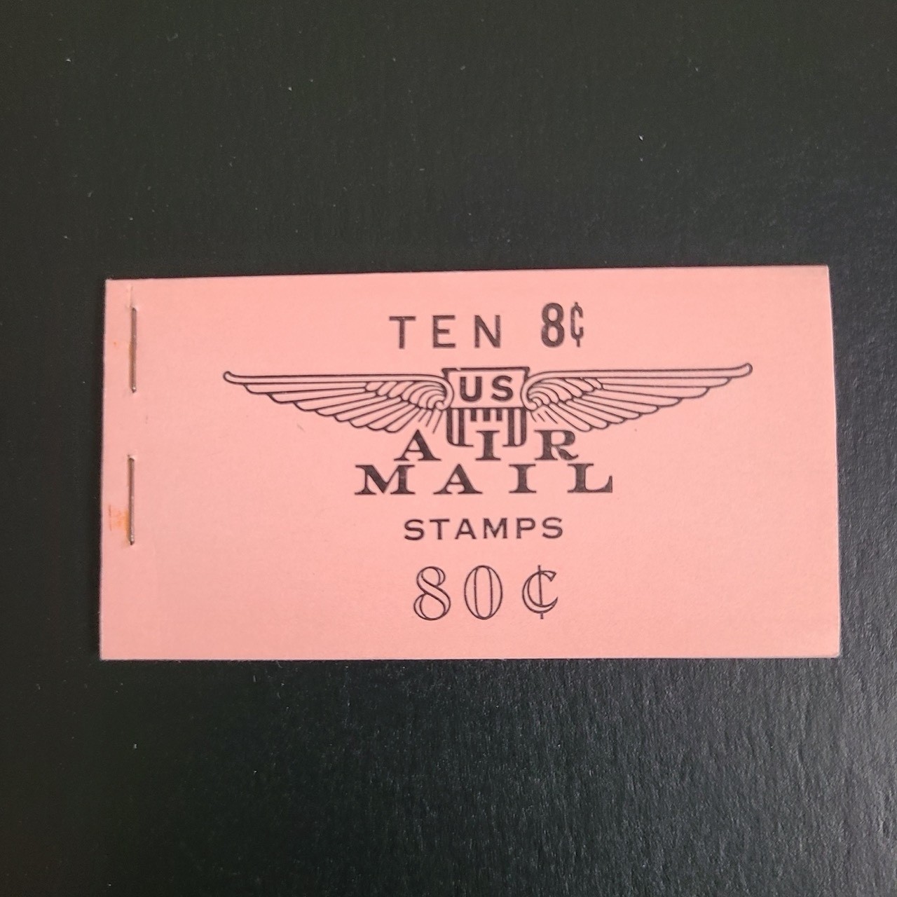 US BKC11 8c airmail booklet Slogan 3 untagged MNH