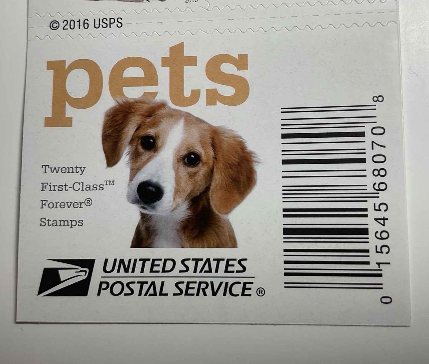 Authentic US SCOTT 5106 – 5125a PETS FOREVER STAMPS MNH 2016 All Different New