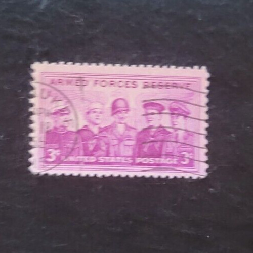 # 1067 – 1955 3¢ Armed Forces Reserve ~ Used 1 Stamp + 2 FREE Stamps