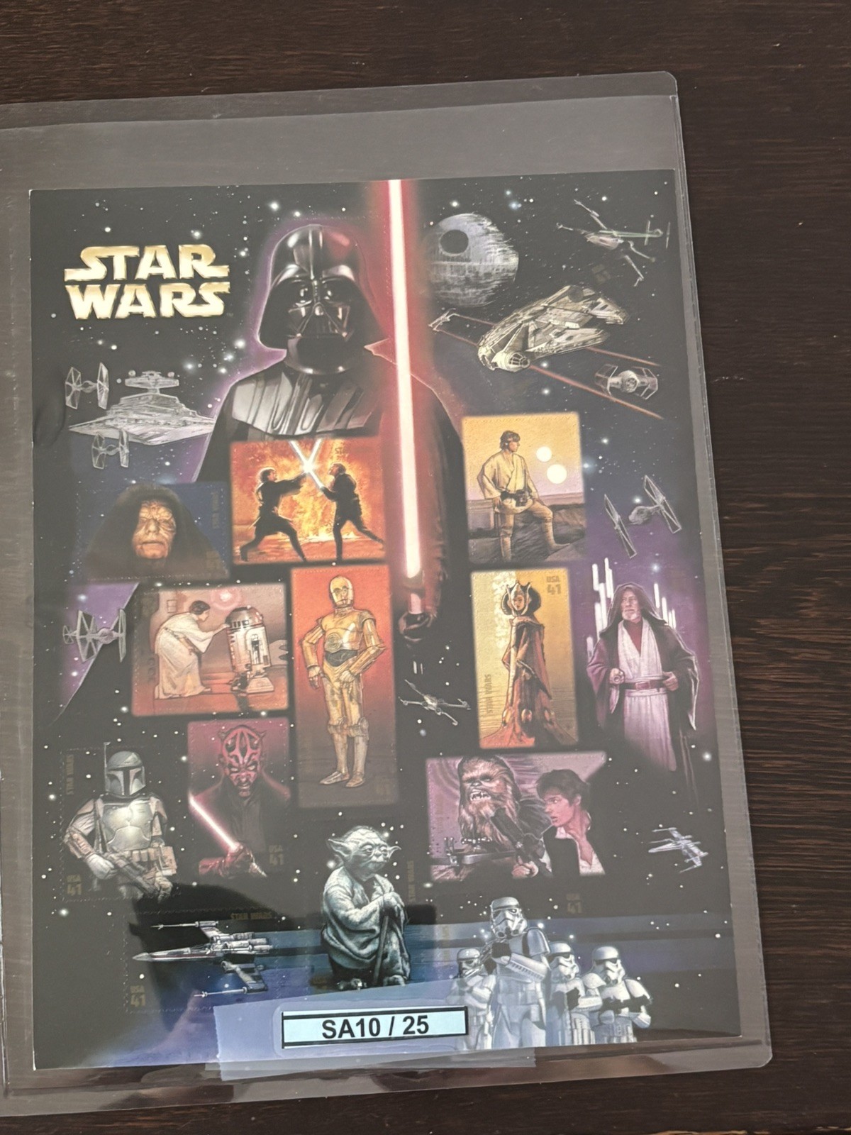 2007 USPS Star Wars Character Anniversary Stamp Sheet 15 Count (#4143) New MINT