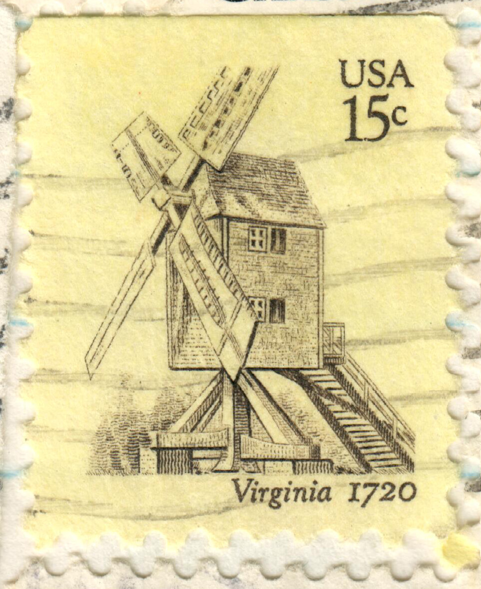 USA – 1980 Windmills – Yellow paper