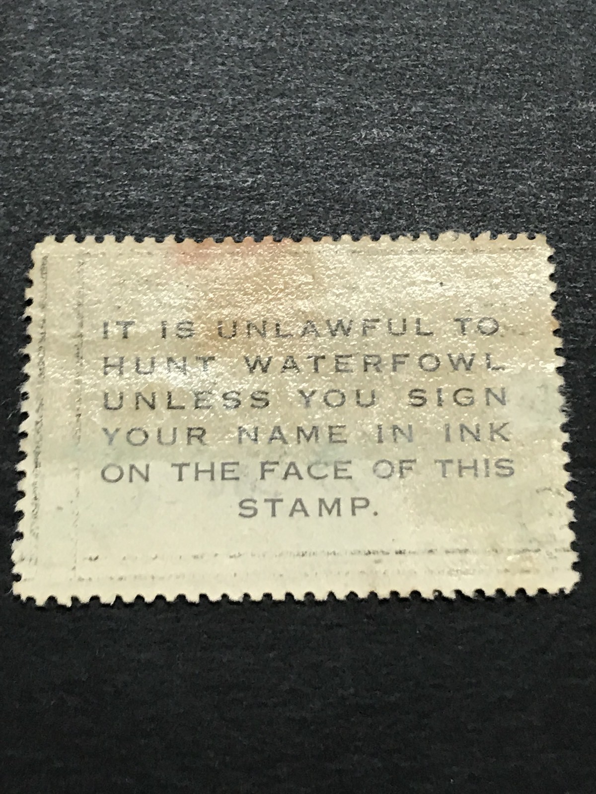 Scott # RW18 used duck Stamp,Partial Gum