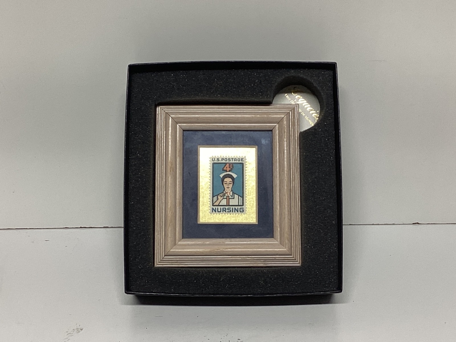 1961 Framed “Nursing” US Postage Stamp U.S. Heritage Stamps Legacies Mint w/box