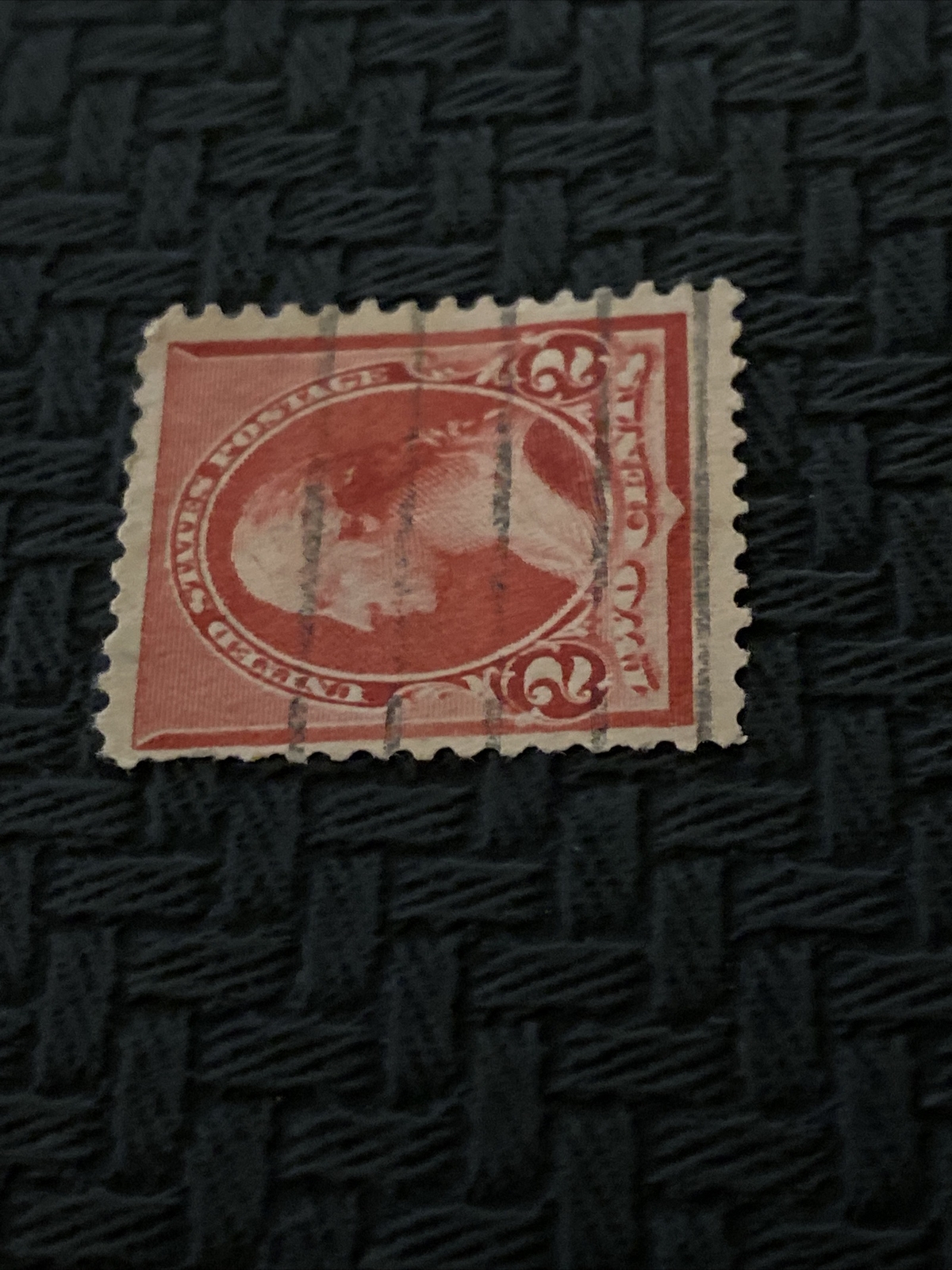 Rare US Stamp 1890 2c George Washington Used Banknote Great Condition