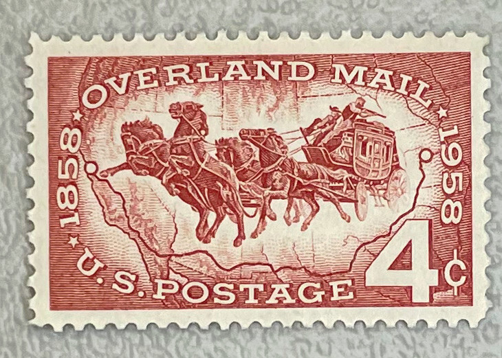 US Stamps Scott # 1120 Overland Mail MNH