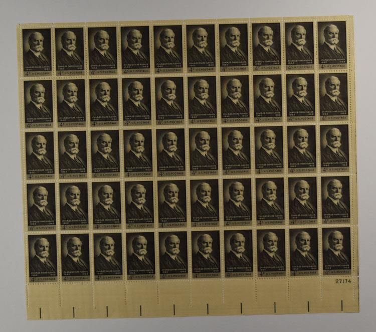US SCOTT 1195 PANE OF 50 CHARLES EVANS HUGHES STAMPS 4 CENT FACE MNH