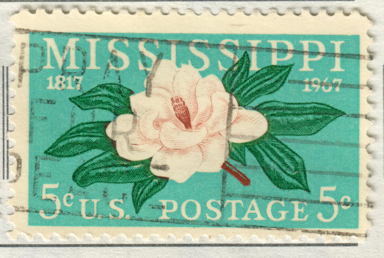 USA – 1967 The 150th Anniversary of Mississippi Statehood