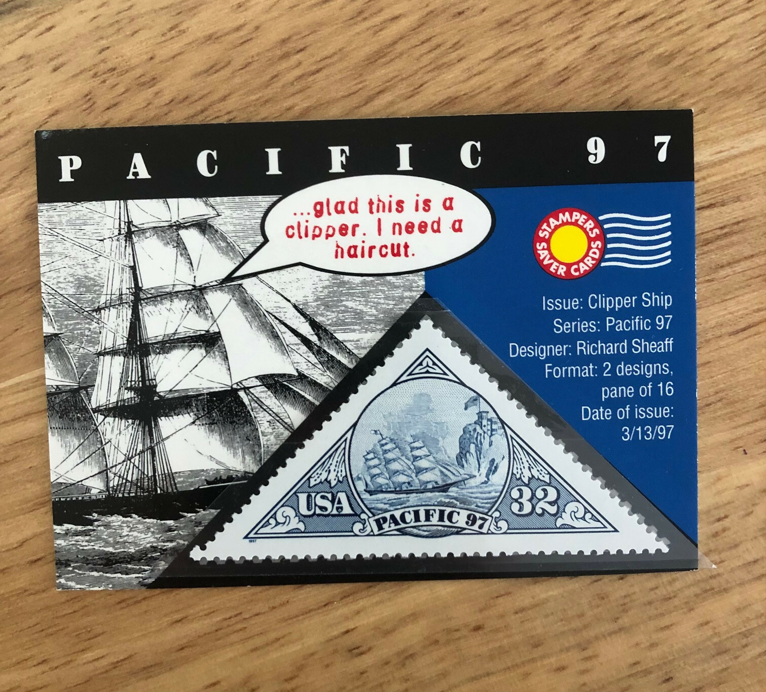 Pacific 97 Stamps: Stagecoach and Clipper Ship