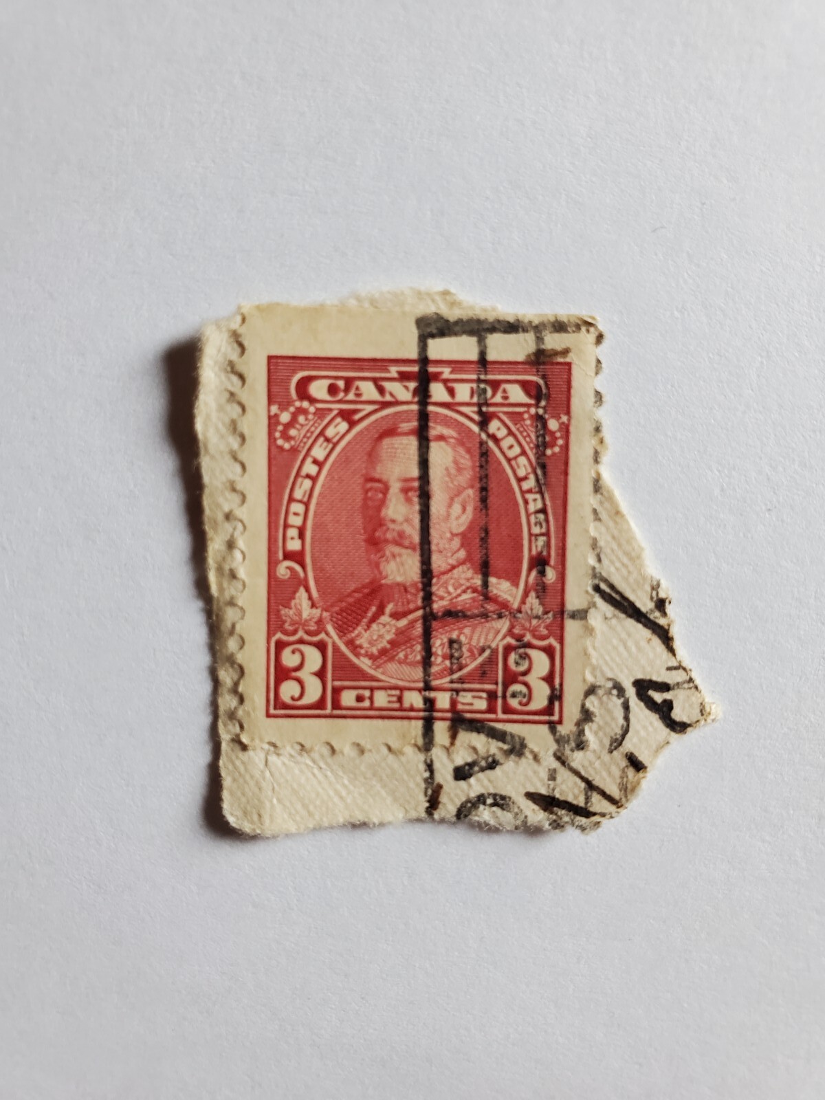 3 cents King George V #219 & 2 cents King George VI #239 Used